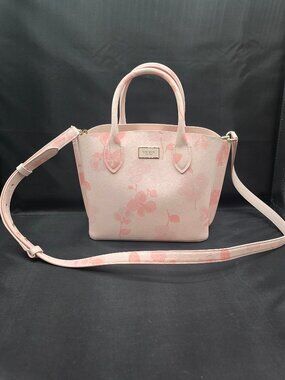 Kate Spade Suite Spring Pansies Crossbody Tote Blush Cloud Multi